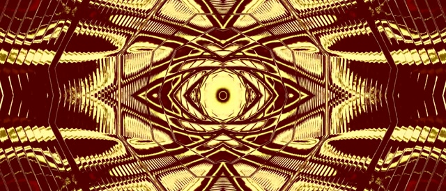 Gold Red Neon Tunnel Screensaver 21:9 Ultrawide 60fps Vj Loop PC Laptop