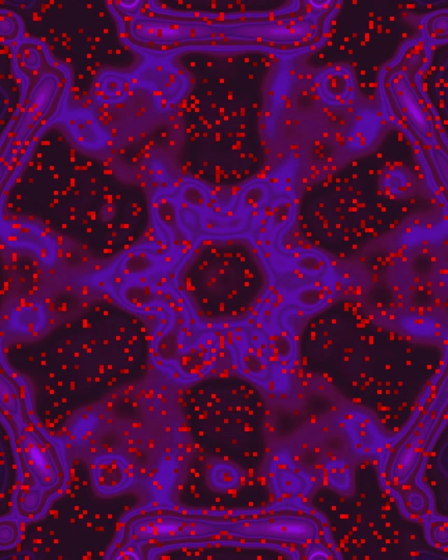 Neon Tunnel Purple Blob Vortex VJ Loop 4:5 Instagram 60fps Screensaver