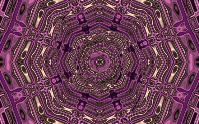 Vj loop Neon Tunnel Purple Fractal Kaleidoscope 16:10 macbook 60fps Screensaver