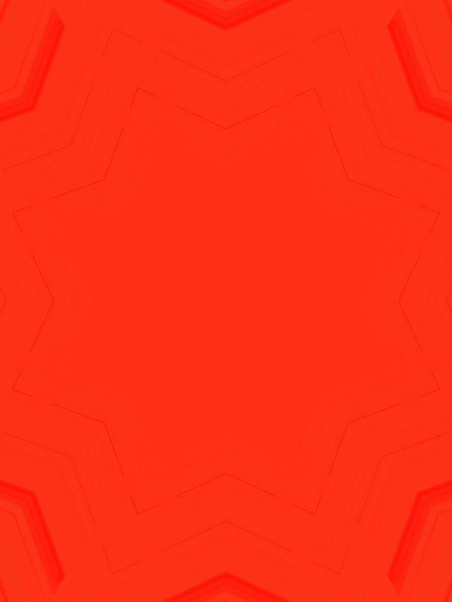 Czerwony Neonowy Tunel Gwiazda Wir VJ Loop 60fps 3:4 iPad Pionowy Wygaszacz