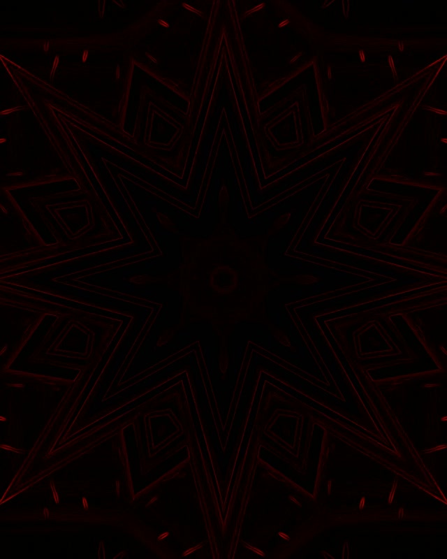 VjLoops Neonowy Tunel Czerwony Kalejdoskop Gwiazda 4:5 Instagram 60fps Wygaszacz