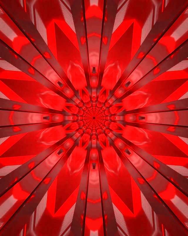 Czerwony Neon Tunnel Promieniowy Wybuch VJ Loop 4:5 Instagram 60fps Wygaszacz Ekranu