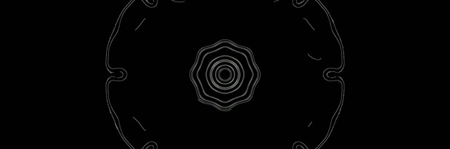 Neonowy Tunel Biała Spirala Wygaszacz Ekranu 3:1 Triple Wide 60fps Vj Loop