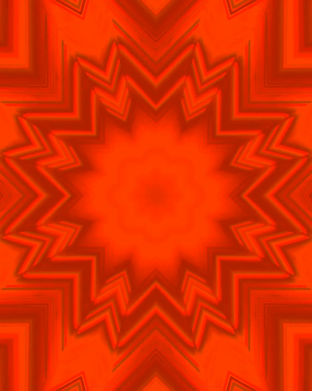 Czerwona Gwiazda ze Kolcami Neon Tunnel VJ Loop 4:5 Instagram 60fps Screensaver