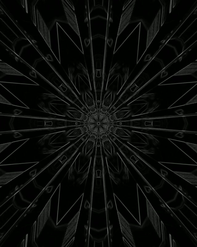 Neonowy Tunel Ciemny Kalejdoskop Wybuch VJ Loop 4:5 Instagram 60fps Wygaszacz