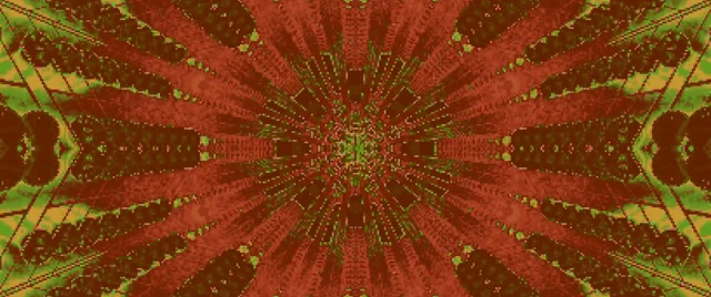 Neonowy Tunel Czerwony Kalejdoskop Wysadzenie VJ Loop 2.39:1 Cinemascope 60fps Wygaszacz