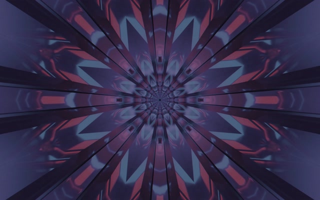 Neonowy Tunel Kalejdoskop Wybuch VJ Loop 16:10 MacBook 60fps Wygaszacz Ekranu