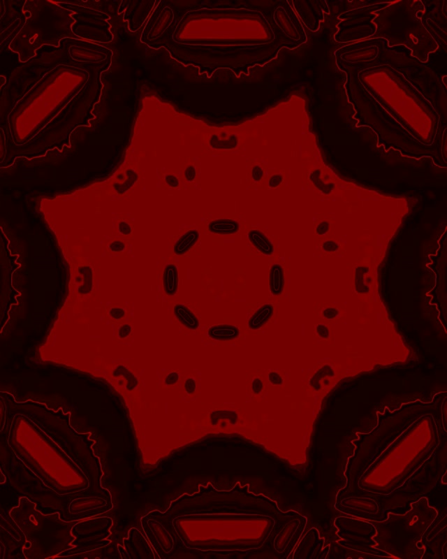 Neonowy Tunel Czerwone Oko Mandala VJ Loop 4:5 Instagram 60fps Wygaszacz Ekranu