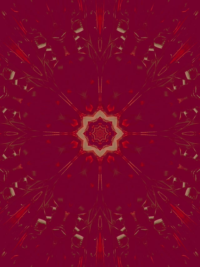 Tunel Neonowy Fioletowy Kalejdoskop Gwiazdy VJ Loop 3:4 iPad Portret 60fps Wygaszacz