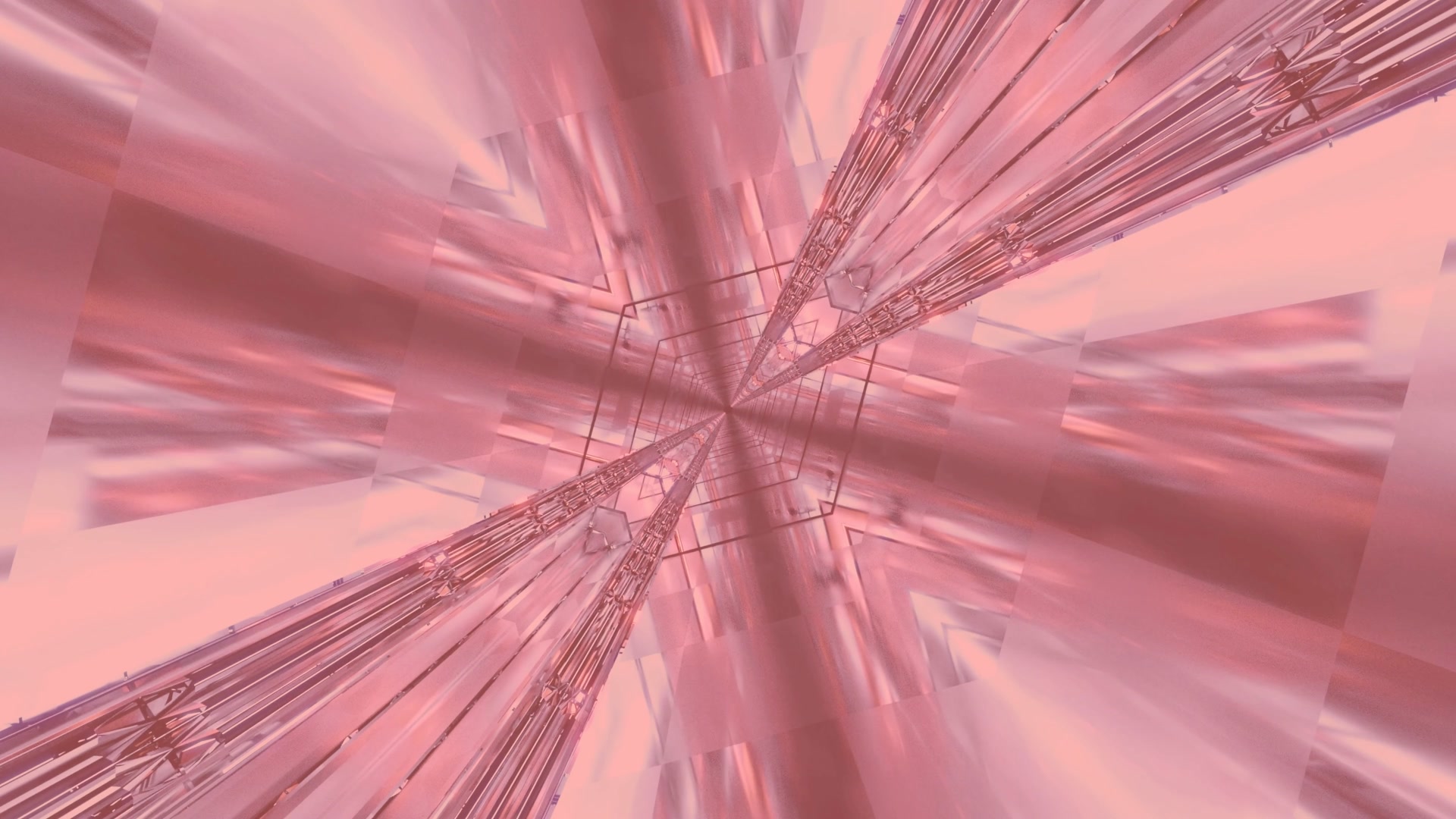 Túnel Neon Rosa Protetor de Tela 4K UHD 60fps Vj Loop