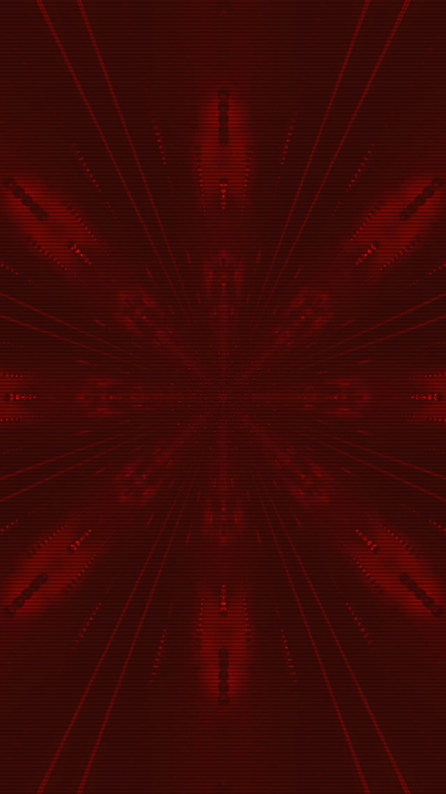Red Neon Tunnel Radial Burst Screensaver Vj Loop 9:16 Reels 60fps