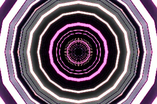 Neon Tunnel Octagon Vortex VJ Loop 3:2 Surface 60fps Screensaver