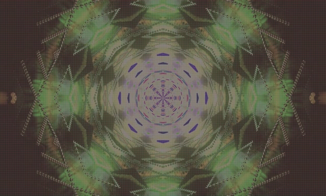 Túnel Neon Mandala Vórtice VJ Loop 5:3 Wide 60fps Protetor de Tela