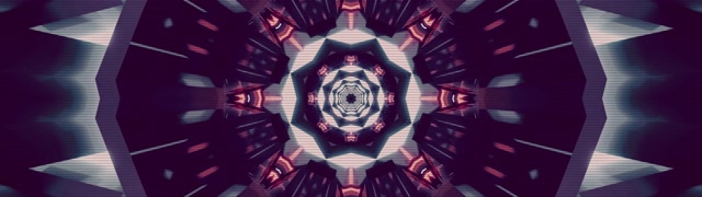 Túnel Neon Roxo Caleidoscópio Screensaver 32:9 Super Ultrawide 60fps Vj Loop