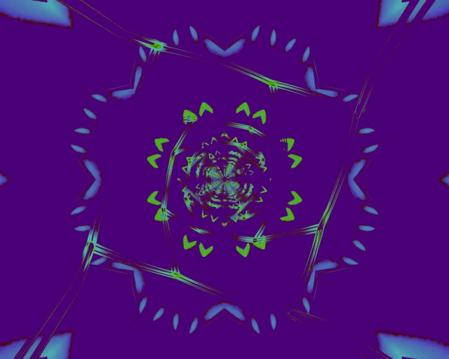 Túnel Neon Explosão Estrela 5:4 Industrial 60fps VJ Loop Proteção de Tela Verde Roxo