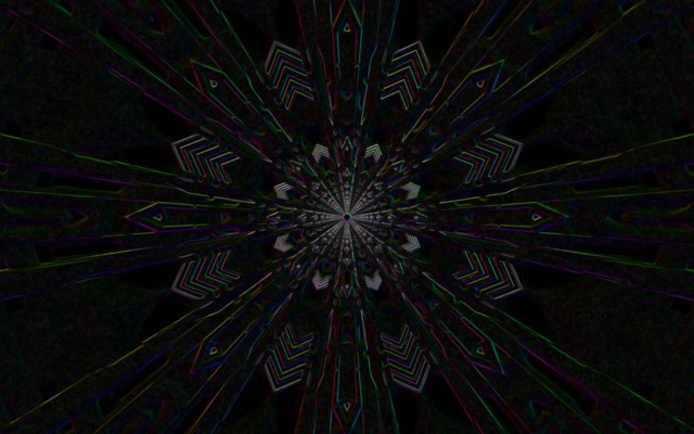 Neon Tunnel Kaleidoscope Vortex 16:10 MacBook 60fps Screensaver Loop
