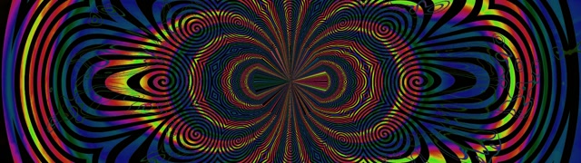 Túnel Neon Espiral Caleidoscópio 32:9 Super Ultrawide 60fps Protetor de Tela VJLoops