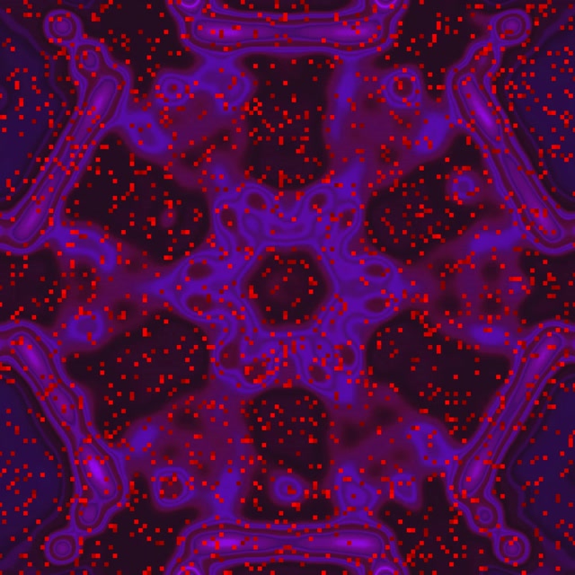 Neon Tunnel Purple Red Kaleidoscope Vj Loop 1:1 Square 60fps Screensaver