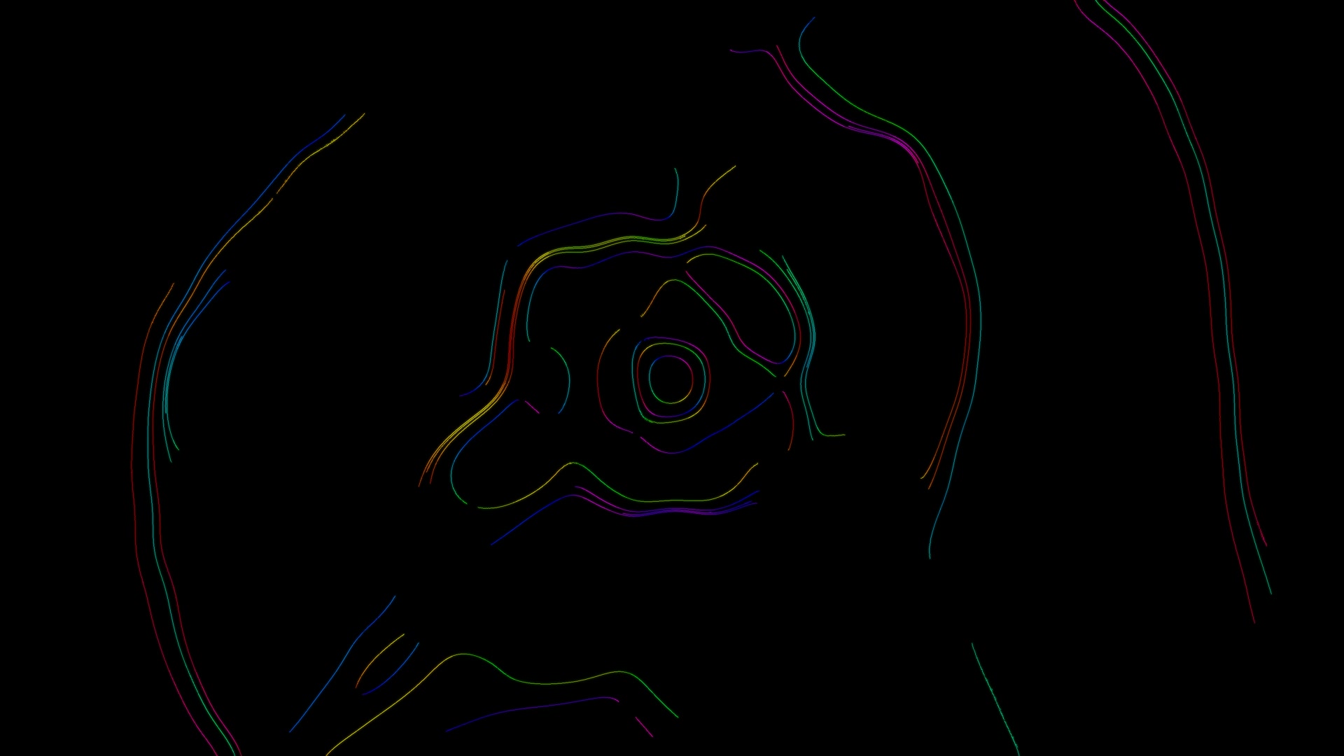 Neon Tunnel VJ Loop 4K 60FPS Screensaver Windows Laptop