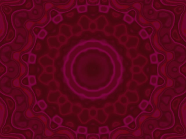 Túnel Neon Mandala Ondulante Magenta VJLoops 4:3 Classic 60fps Proteção de Tela