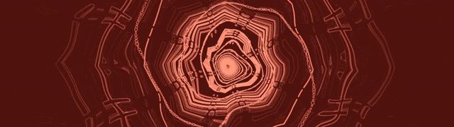 VJLoops Túnel Neon Vermelho Vórtice Espiral 32:9 Super Ultrawide 60fps Protetor de Tela