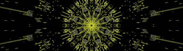 Túnel Neon Explosão Estrela Caleidoscópio Azul 32:9 Super Ultrawide 60fps Screensaver Vj Loop