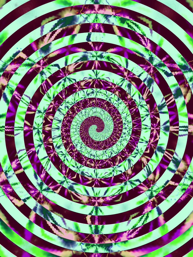 Túnel de Neon Vórtice Espiral VJ Loop 3:4 iPad Retrato 60fps Protetor de Tela