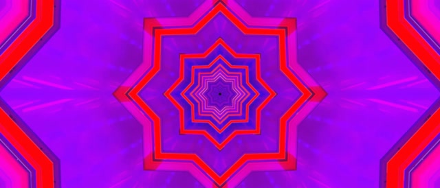 Túnel Neon Roxo Vermelho Vórtice Estrela Vj Loop 21:9 Ultrawide 60fps Proteção de Tela