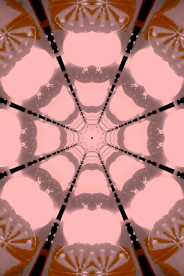 Túnel Neon Teia Aranha Caleidoscópio 2:3 Foto Retrato 60fps Screensaver Vj Loop