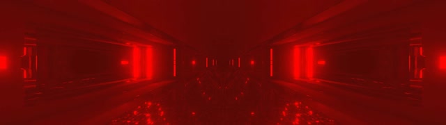 Túnel Neon Vermelho VJLoops 32:9 Super Ultrawide 60fps Protetor de Tela