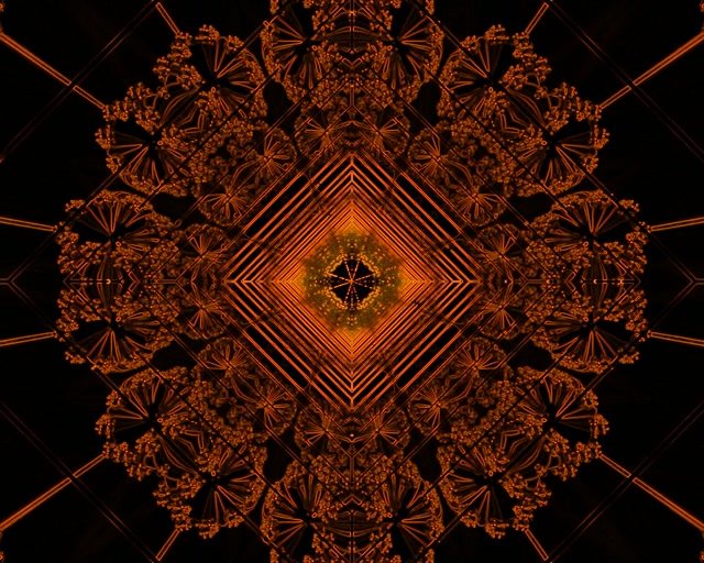 Túnel Neon Caleidoscópio Fractal 5:4 Industrial 60fps Protetor de Tela VJLoops