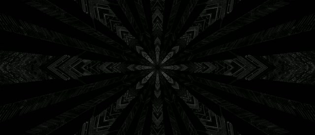 Túnel Neon Caleidoscópio Escuro Estrela Explosão Vj Loop 21:9 Ultrawide 60fps Protetor de Tela