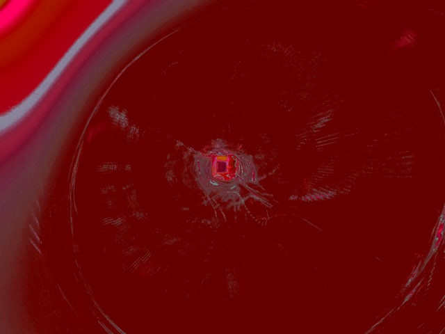 Túnel Neon Vermelho Vórtice Proteção de Tela 4:3 Clássico 60fps Vj Loop