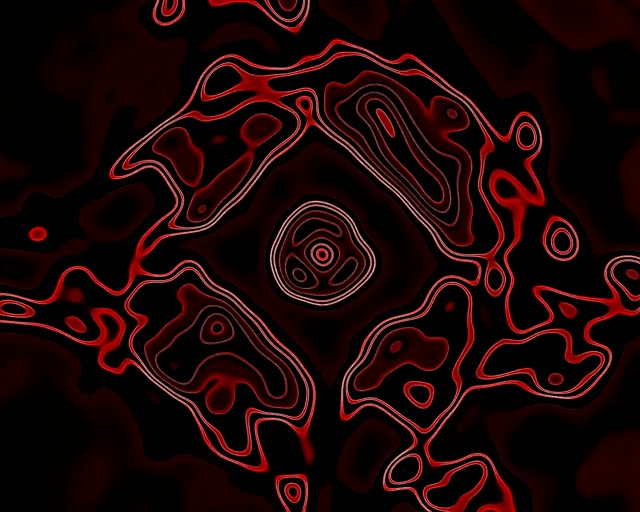 Túnel Neon Vermelho Diamante Contorno Vj Loop 5:4 industrial 60fps proteção de tela