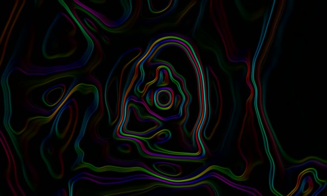 Túnel Neon Linhas Contorno Turbilhonantes VJLoops 5:3 Wide 60fps Proteção de Tela