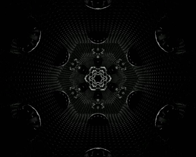 Túnel Neon Grade Hex Fractal VJ Loop 5:4 Industrial 60fps Proteção de Tela