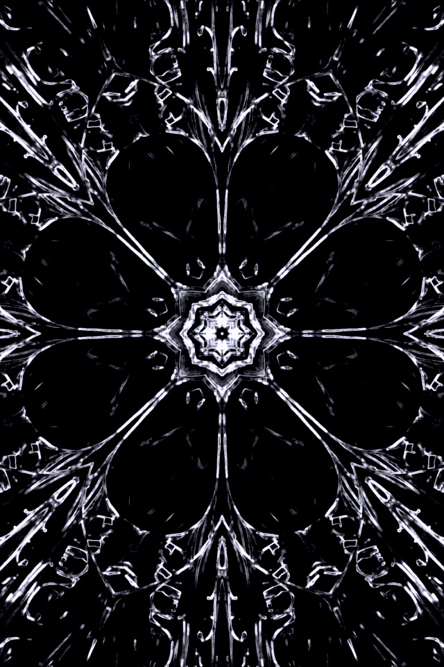 Túnel Neon Preto Branco Protetor de Tela 2:3 Foto Retrato 60fps VJ Loop