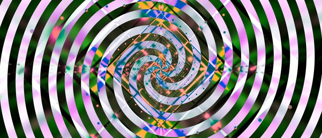 Túnel Neon Vórtice Diamante Espiral VJLoops 21:9 Ultrawide 60fps Protetor de Tela