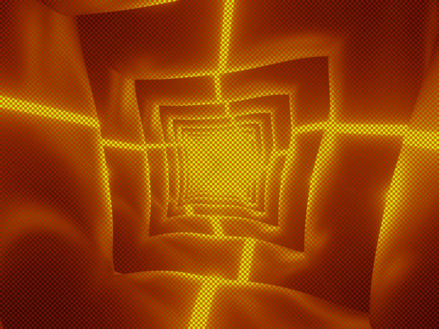 Túnel Neon Laranja Espiral Screensaver PC 4:3 Clássico 60fps Vj Loop