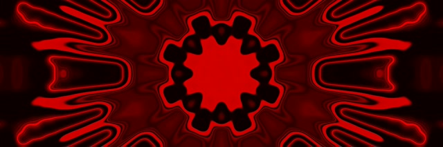 Red Neon Tunnel Radial Burst 3:1 Triple Wide 60fps VJ Loop Screensaver