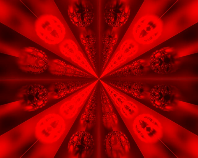 Túnel Neon Fractal Vermelho VJ Loop 5:4 industrial 60fps Protetor de Tela