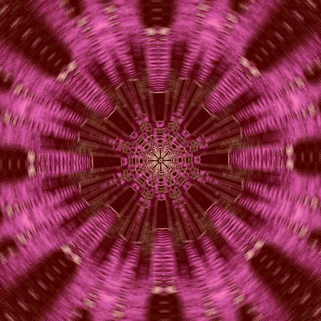 Túnel Neon Explosão Caleidoscópio Rosa VJ Loop 1:1 Square 60fps Protetor de Tela