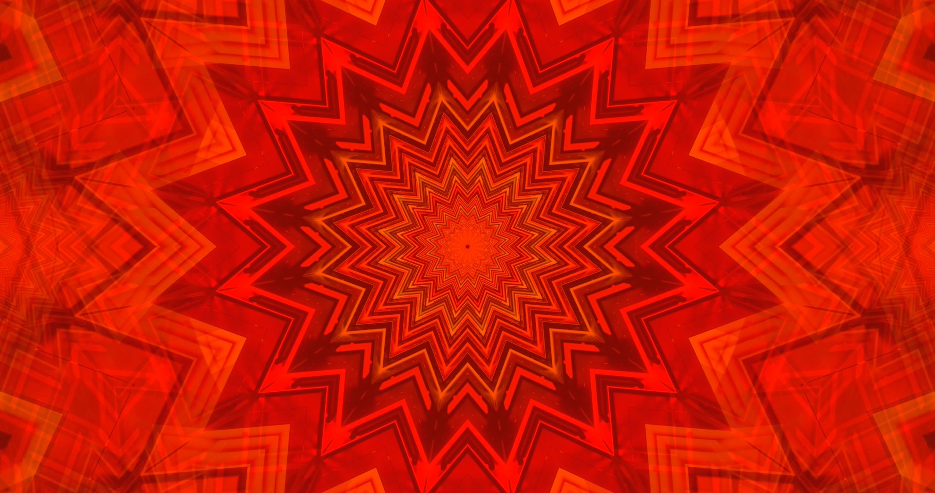 Tunel Neon Roșu Stea Screensaver 4K UHD 60fps VJ Loop