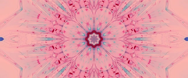 Neon Tunnel Pink Kaleidoscope Mandala Burst Vj Loop 2.39:1 Cinemascope 60fps Screensaver