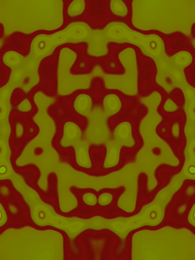 Tunel Neon Verde Fractal Caleidoscop VJLoops 3:4 iPad Portrait 60fps Economizor Ecran