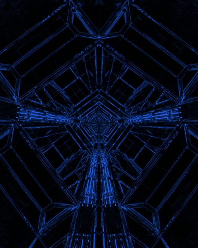 Tunel Neon Albastru Screensaver 60fps 4:5 Instagram VJLoops PC Laptop