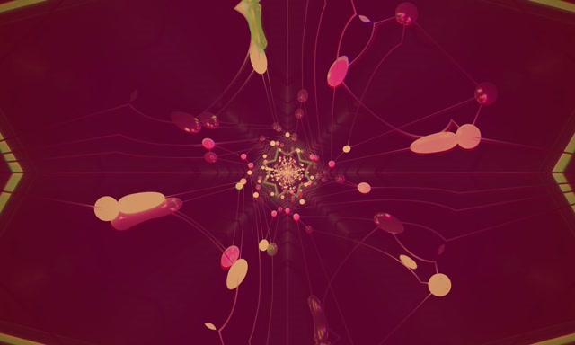 VJLoops Tunel Neon Stea Caleidoscop 5:3 Wide 60fps Screensaver