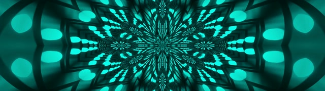 Tunel Neon Mandala Fractal Roșu VJ Loop 32:9 Super Ultrawide 60fps Economizor Ecran