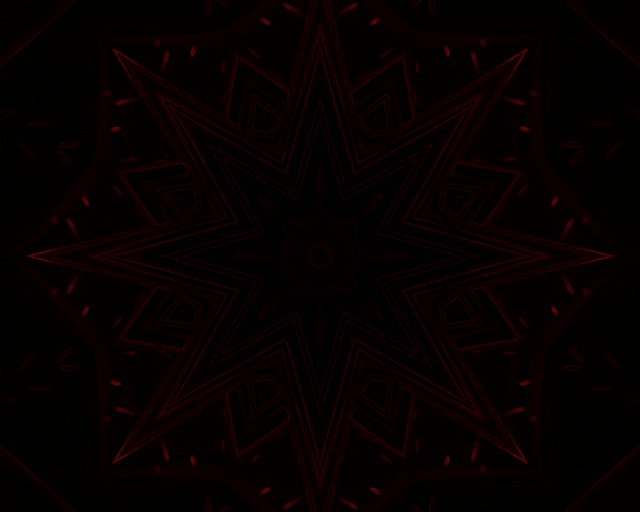 Tunel Neon Roșu Stea Mandala VJLoops 5:4 Industrial 60fps Screensaver