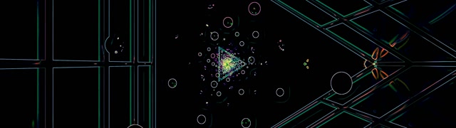 Tunel Neon Cercuri 32:9 Super Ultrawide 60fps Screensaver VJ Loop